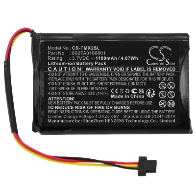 Аккумулятор TomTom, XL IQ, XL2 V4, 4ET0.002.02, 1100 мАч, CS фото 3