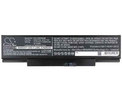 Аккумулятор Lenovo, ThinkPad Edge E550, ThinkPad Edge E550C, ThinkPad Edge E555, 4400 мАч, CS фото 3