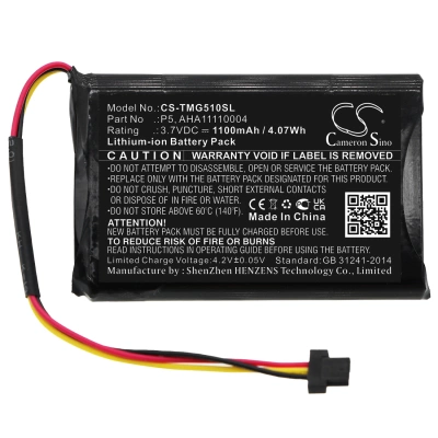 Аккумулятор TomTom, 4FA50, Go 510, Go 520, 1100 мАч, CS фото 2