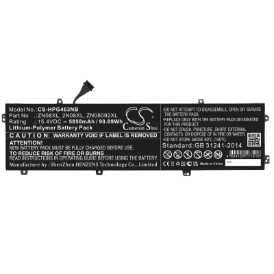 Аккумулятор HP, ZBook Studio G3 V8N25PA, ZBook Studio G4 Y6K33EA, ZBook Studio G4 Y6K33EABED, 5850 мАч, CS фото 2