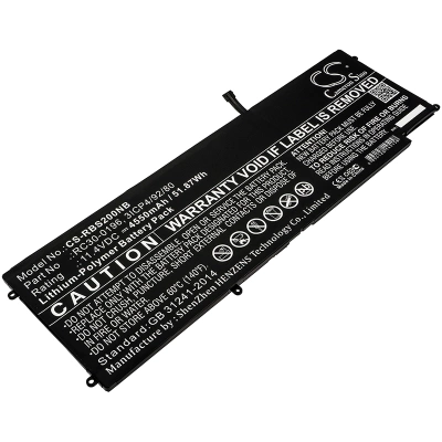 Аккумулятор Razer, Blade Stealth 2016 V2, Blade Stealth i7-7500U, RZ09-01964E31, 4550 мАч, CS фото 1