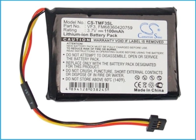 Аккумулятор TomTom, Quanta, Go XL330S, 1100 мАч, CS фото 3