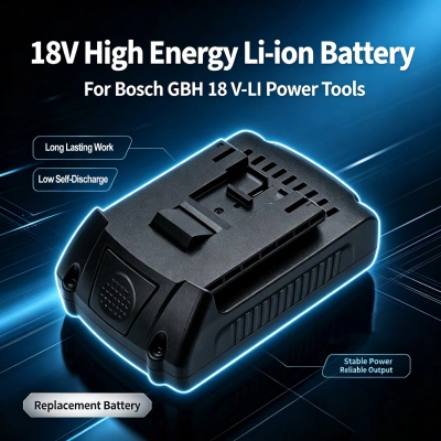 Аккумулятор Bosch, GWS 18 V-LI, GSR 18-2-LI, GSR 18 VE-2-LI, 2000 мАч, CS фото 5