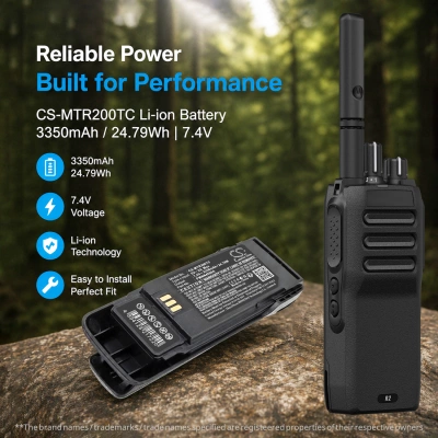 Аккумулятор Motorola, R2, 3350 мАч, CS фото 4