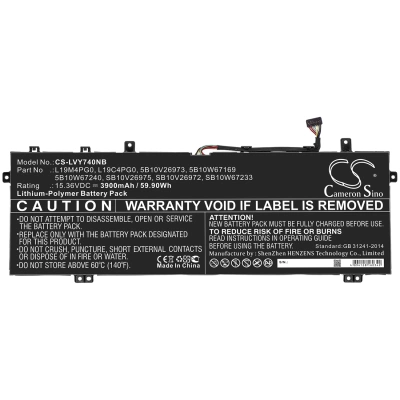 Аккумулятор Lenovo, Legion Y740S, Legion Y740S-15IMH, Legion Y9000X, 3900 мАч, CS фото 3