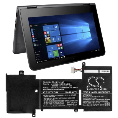 Аккумулятор HP, X360 310 G2, 3950 мАч, CS фото 5