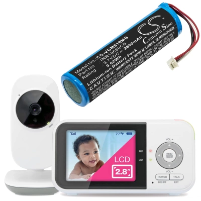 Аккумулятор V Tech, VM819, VM5266, VM5266 5 Inch Baby Monitor, 2600 мАч, CS фото 4
