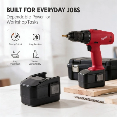 Аккумулятор Atlas Copco | Milwaukee | AEG, PCS6T, PES9.6, PES 9.6T, 2100 мАч, CS фото 3