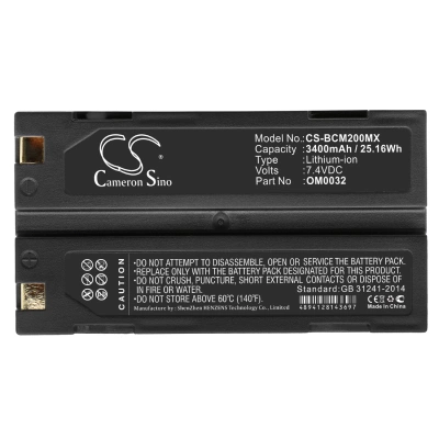 Аккумулятор Smiths | BCI, Capnocheck II Capnograph, Oximeter, Capnocheck II Capnograph Pulse Oximeter, 3400 мАч, CS фото 3