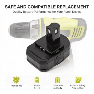 Аккумулятор Ryobi, CDD144V22, CDDI14022NF, LCD14022, 2000 мАч, CS фото 5