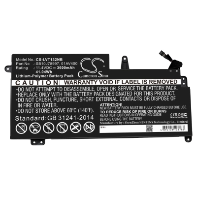 Аккумулятор Lenovo, ThinkPad 13 Chromebook, ThinkPad 13 20GL0000US, ThinkPad S2 2018(20L1A001CD), 3600 мАч, CS фото 2