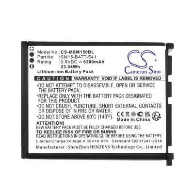 Аккумулятор M3 Mobile, SM15, SM15N, SM15W, 6300 мАч, CS фото 4