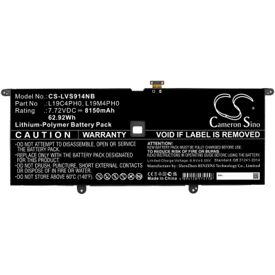Аккумулятор Lenovo, Yoga Slim 9 14ITL5 82D1002VIV, Yoga Slim 9 14ITL5 82D1003CRU, Yoga Slim 9 14ITL5 82D1003WVN, 8150 мАч, CS фото 5