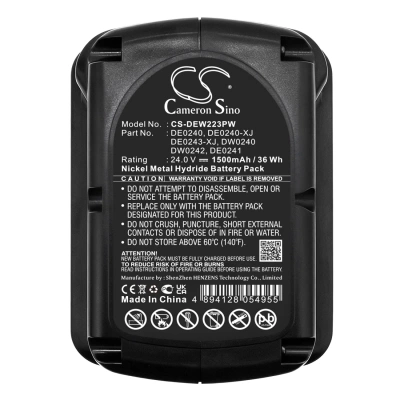 Аккумулятор DeWalt, DC222KA, DC222KB, DC223KA, 1500 мАч, CS фото 7