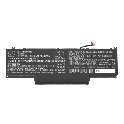 Аккумулятор HP, Elite x360 1040 G11, EliteBook 1040 G11, EliteBook x360 1040 G11, 5600 мАч, CS фото 4