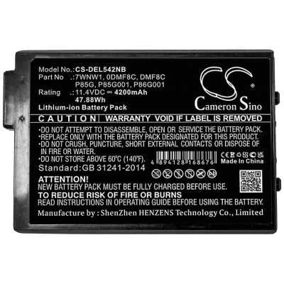 Аккумулятор Dell, Latitude 7424, Latitude 5424, Latitude 5420, 4200 мАч, CS фото 3