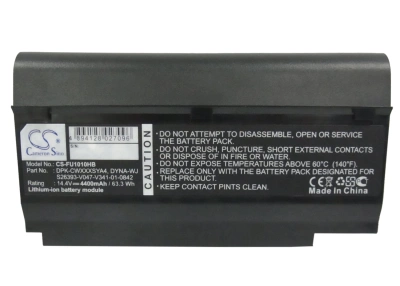 Аккумулятор Fujitsu, M1010, CWOAO, Lifebook M1010, 4400 мАч, CS фото 3
