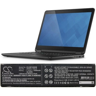 Аккумулятор Dell, Latitude E7450, Latitude E7250, Latitude E7440, 6300 мАч, CS фото 3