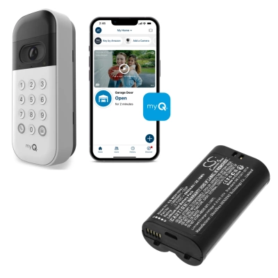 Аккумулятор MYQ, SMART GARAGE VIDEO KEYPAD, Video Keypad, VKP1-MYQ, 6800 мАч, CS фото 6