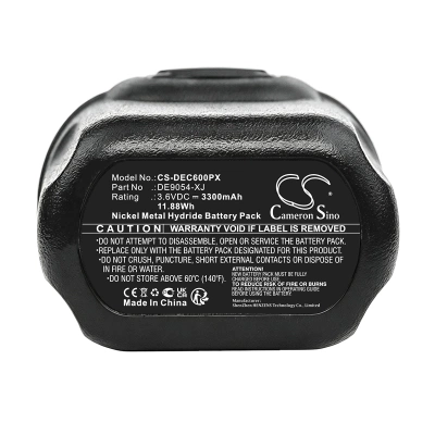 Аккумулятор DeWalt, DC600 Screwdriver, DC600KA, DC600-GB, 3300 мАч, CS фото 4