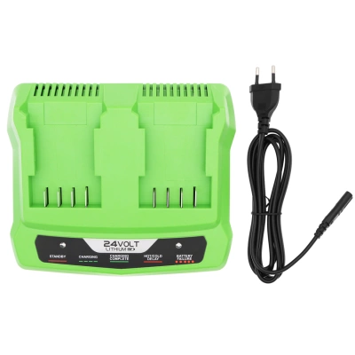 Зарядное устройство GreenWorks | Powerworks | Stiga | Alpina, G24, G-24, 22-Inch Cordless Hedge Trimmer, Cameron Sino фото 8