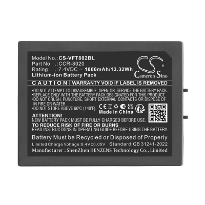 Аккумулятор VeriFone, 802B-WW-M05, M50, Nurit 8020, 1800 мАч, CS фото 4