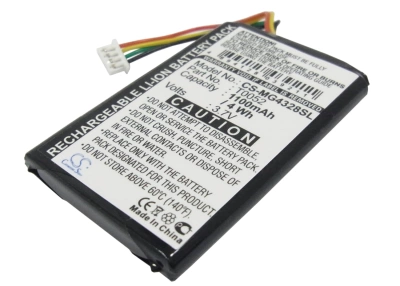 Аккумулятор Typhoon, Myguide 4328, myguide 4328 sat nav, myguide 4328 BT, 1100 мАч, CS фото 1