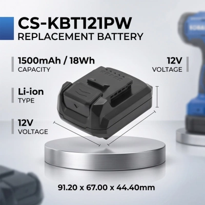 Аккумулятор Kobalt, CDT212KU, CID120KU, CSJ120KU, 1500 мАч, CS фото 4