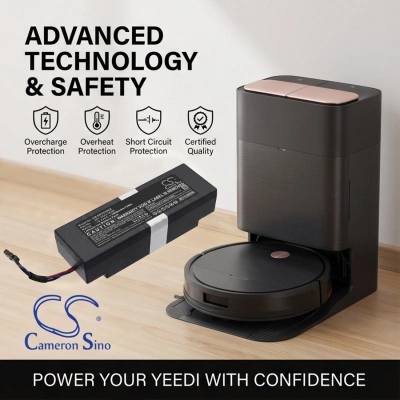 Аккумулятор Ecovacs | Yeedi, T50 MAX OMNI, T50 MAX PRO OMNI, X9 Pro MONI, 5000 мАч, CS фото 2