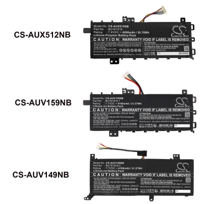 Аккумулятор Asus, X512da-ej040t, VivoBook 17 F712FA-AU814, VivoBook 15 X512UA-EJ258T, 4050 мАч, CS фото 2
