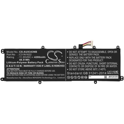 Аккумулятор Asus, UX530UQ-FY058R, UX530UX-FY023T, UX530UX-FY065T, 4200 мАч, CS фото 5