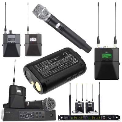 Аккумулятор Shure, P3RA, P9RA, P10R, 1200 мАч, CS фото 2