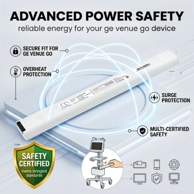 Аккумулятор GE, CRU-Venue Go, ultrasonic Venue Go, 7000 мАч, CS фото 3