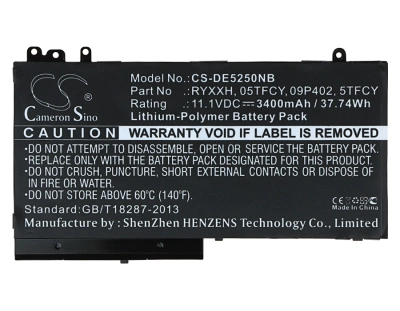 Аккумулятор Dell, Latitude 12 5000, Latitude 12 E5250, Latitude 12 E5550, 3400 мАч, CS фото 5