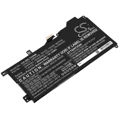 Аккумулятор Dell, Latitude 7200 2-in-1, Latitude 12 7200, 4650 мАч, CS фото 1