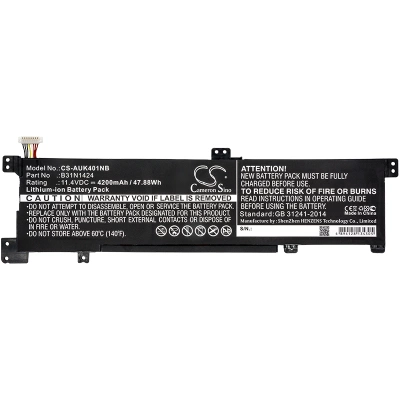 Аккумулятор Asus, K401, K401LB, K401LB5010, 4200 мАч, CS фото 4