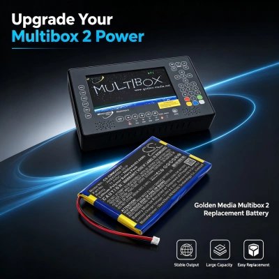 Аккумулятор Golden Media, Multibox 2, Multibox, 5600 мАч, CS фото 4