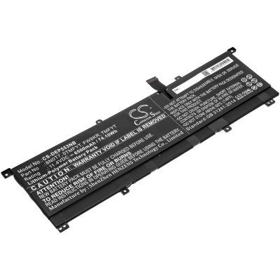 Аккумулятор Dell, Precision 5530 2-in-1, XPS 15-9575-D2801TS, XPS 15-9575-D1805TS, 6500 мАч, CS фото 1