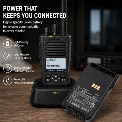 Аккумулятор Motorola, DP3000e, DP3441, DP3441e, 2600 мАч, CS фото 6