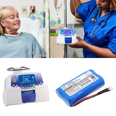 Аккумулятор Fresenius, Infusionspump Volumat Agilia, Infusionspump Volumat Agilia D, infusion pump Fresenius Volumat, 3400 мАч, CS фото 2