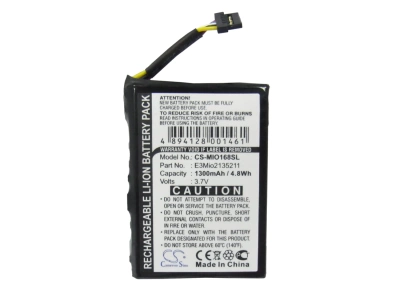 Аккумулятор Medion, MD95000, MD-9500, MDPNA200s, 1300 мАч, CS фото 4