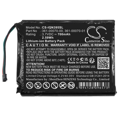 Аккумулятор Garmin, 3597LMT, Nuvi 3597, Nuvi 3597LMTHD, 700 мАч, CS фото 4