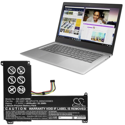 Аккумулятор Lenovo, IdeaPad 120S-14IAP (81A500GBGE), IdeaPad 120S-14IAP (81A50072GE), IdeaPad 120S-14IAP (81A500CCGE), 4050 мАч, CS фото 5