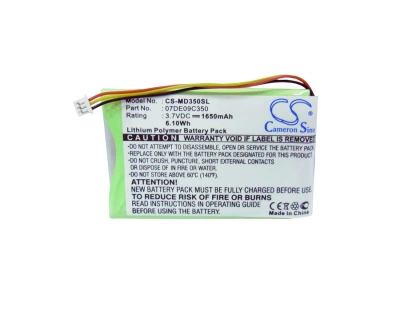 Аккумулятор Medion, PNA350, GoPal PNA350, GoPal PNA350-S, 1650 мАч, CS фото 5