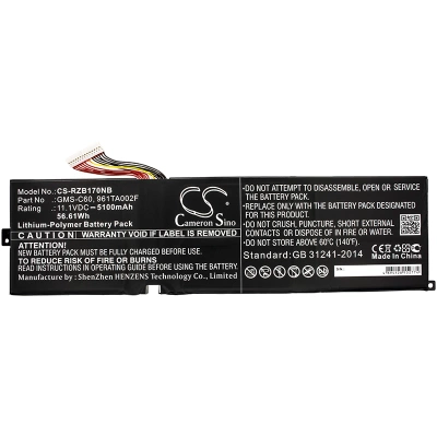 Аккумулятор Razer, RZ09-00830500-R3U1, RZ09-00830100-R3U1, Blade Pro 17 2012, 5100 мАч, CS фото 4