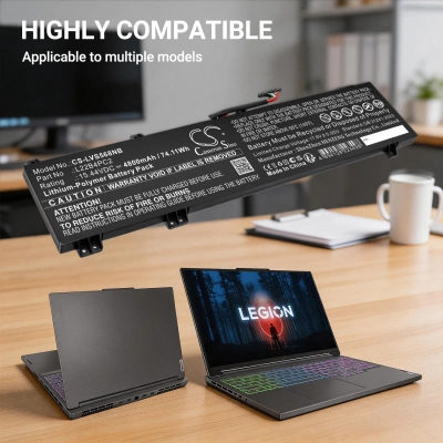 Аккумулятор Lenovo, Legion Slim 5 16APH8 82Y90005JP, Legion Slim 5 16APH8 82Y90006TA, Legion Slim 5 16APH8 82Y90008RK, 4800 мАч, CS фото 6