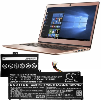 Аккумулятор Acer, Swift 1 SF113-31-P2VH, Swift 1 SF113-31-P87M, Swift 1 SF113-31-P1YS, 3700 мАч, CS фото 5