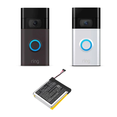Аккумулятор Ring, 5UM5E5, 2 Generation, Video Doorbell 2nd, 5200 мАч, CS фото 4