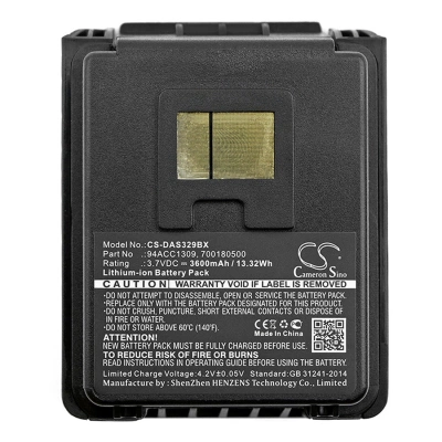 Аккумулятор ТСД Datalogic Skorpio, Skorpio Gun, Skorpio Gun CE, Skorpio Gun EQ, 3600 mAh, CS фото 2