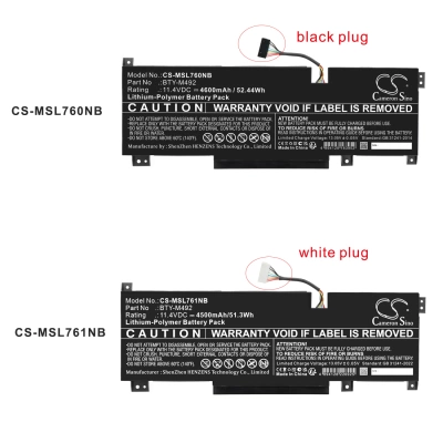 Аккумулятор MSI, Bravo 15 B5DD-007XES, Bravo 15 B5DD-012XES, Bravo 15 B5DD-030TW, 4600 мАч, CS фото 4